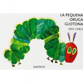 Pequeña oruga glotona con peluche