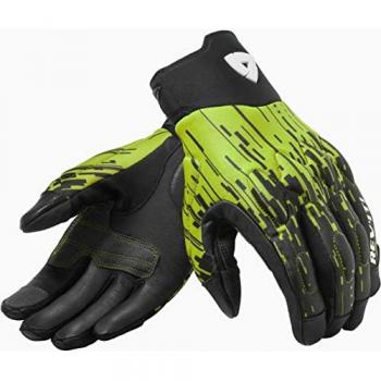 Guanti da moto Revit Spectrum Nero Giallo Neon 3XL