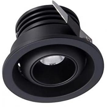 Foco giratorio empotrable Neptuno 3W 2700K negro