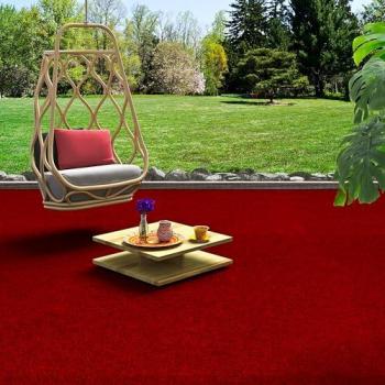 Gazon Artificiel Kingston Rouge 400x100 cm