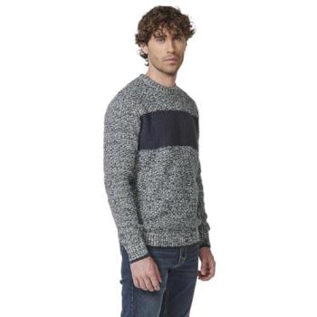 Jersey tricot de cuello redondo para caballero