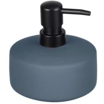 Distributeur de savon Avellino céramique bleu 380 ml