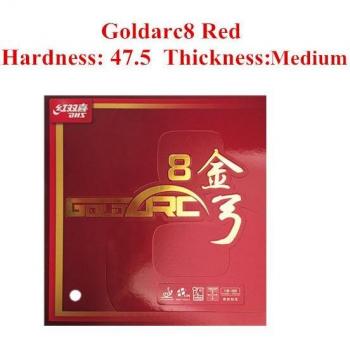 DHS GoldArc 8 Table Tennis Rubber with Sponge
