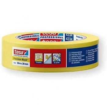 Tesa Precision Standard Masking Tape 50m x 38mm Yellow