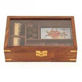 Old Modern Handicrafts Brass Goblet Game Set