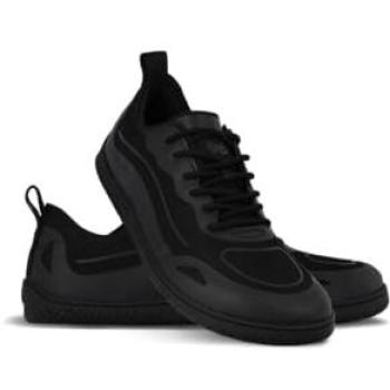 Lenka Be Zing Black Leather Trainers for Men EU41