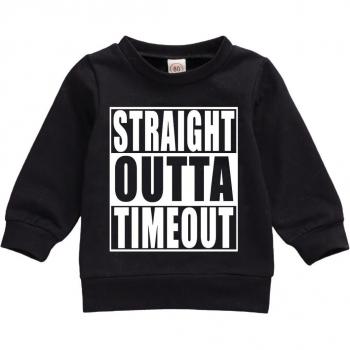 Top de Sudadera para Niños con Letras
