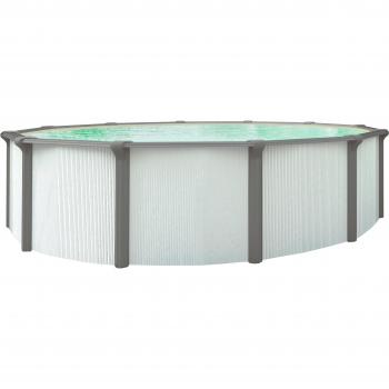 Green Line Evolution Round Pool von KWAD – Grau‑Design Komplettset