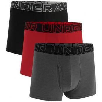 Performance Cotton 3‑Inch Boxershorts, Under Armour – Gray Pack