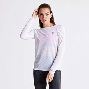 Dare 2b T-shirt femme Praxis manches longues blanc séchage rapide taille XS