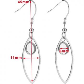 Bases blancas para pendientes de acero