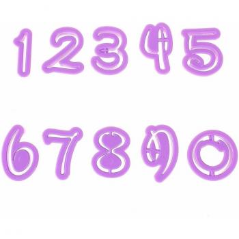 DIY Ausstechformen für Alphabet und Ziffern