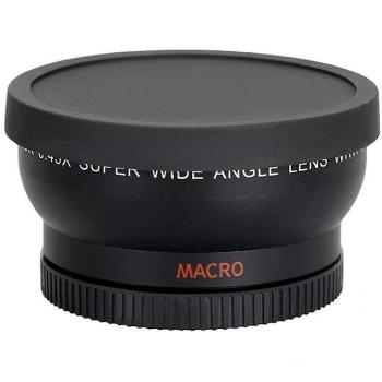 Lente macro y gran angular 0.45x 58 mm para Rebel T5