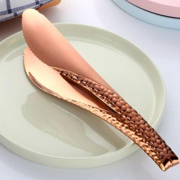 2 Pcs Cooking Tongs for Meat and Bread