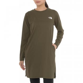 Long Sleeve Taupe One Piece Crew Style