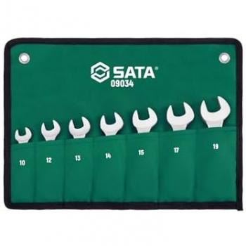 Set de 7 Llaves Trinquete Métricas con Pulido SATA ST09034
