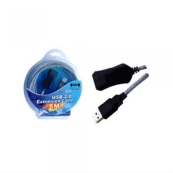 Câble d’extension USB 2.0 MicroConnect Actif – 5 m – Noir