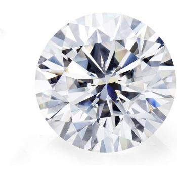 Moissanite 5.5MM IJ 0.6CT pour bijoux