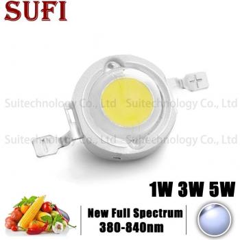 GreenBloom 3W LED COB SMD con Luz de 380 a 840 nm