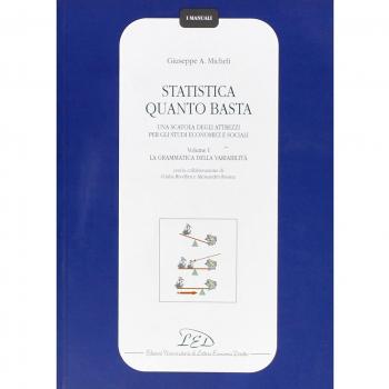 Statistica quanto basta. Una scatola degli attrezzi per gli studi economici e sociali. Vol. 1: La grammatica della variabilità.