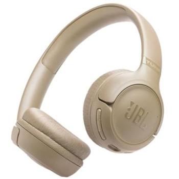 Auriculares inalámbricos JBL tune 530 BT beige: Estilo Casual con Pure Bass y Control Táctil