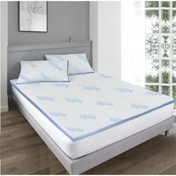 1 Inch Hypoallergenic Cooling Air Flow Memory Foam Mattress Topper