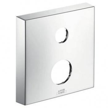 Rosace d'extension carré 2 trous Hansgrohe Axor chrome