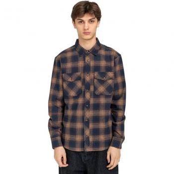 Camisa Hombre Element Tacoma Classic Gradient Plaid Dorado Opaco