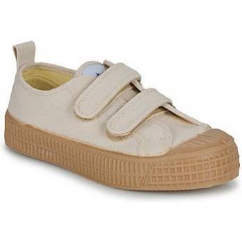 Baskets basses enfant Novesta STAR MASTER KID VELCRO Beige