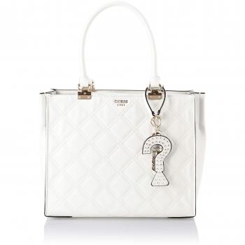 Guess Status, Borsa a Spalla Donna, Bianco (White/WHI)
