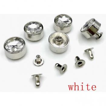 5Pcs Rhinestone Studs for DIY Leather Accessories