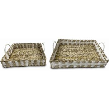 Set de Bandejas de Paja Orgánica – 2 unidades