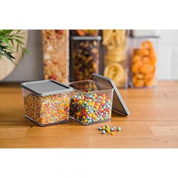 Livivo Dual 370ml Food Saver Containers with Grey Caps