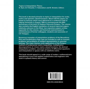 Topics in Interpolation Theory