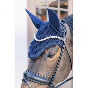 Kentucky Horsewear Fliegenhaube Wellington Kette aus Metall – Navy