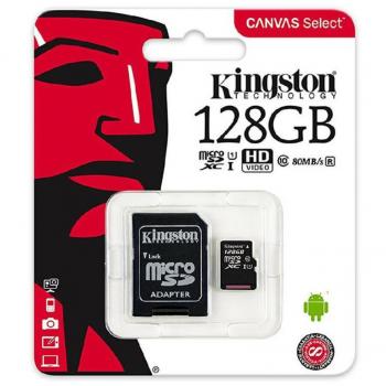 Scheda Micro SD 128GB Classe 10 per Cellulare Kingston