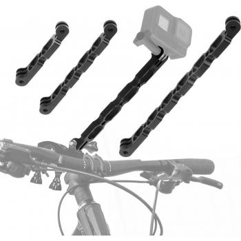 Bras d'extension universel en aluminium pour caméra sportive, support pliable