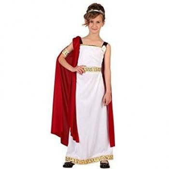 Costume Romano per Bambine Atosa 6612, Bianco, Talla 5-6 Años, Modello T-2