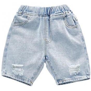 Pants de denim niño rasgado P4064