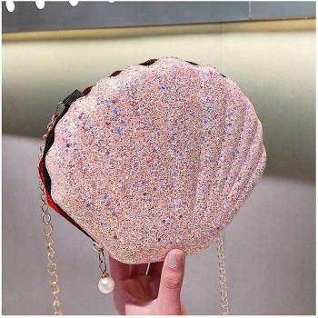 Spring Sequined Shell Shoulder Bag