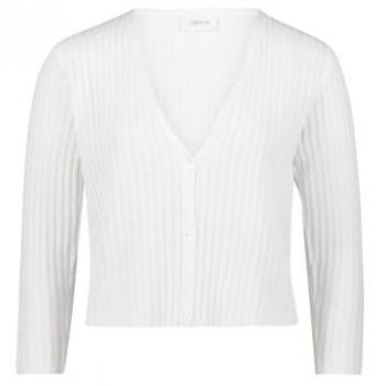 Shirtjacke 3/4 mit Cartoon-Muster, beige Tuch