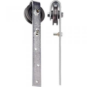 Rodillo de Puerta Corredera HBS 140 mm – Soporte de Acero Galvanizado 130 kg