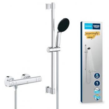Grohe Precision Get Thermostat-Brausebatterie mit 60 cm Brausegarnitur