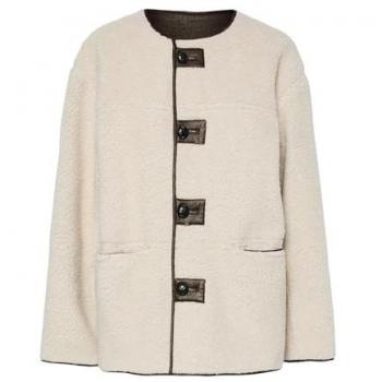 Blouson réversible en tissu doux