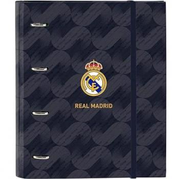 Carpeta de anillas Real Madrid C.F. Azul marino 27 x 32 x 3.5 cm
