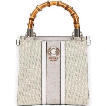 Tote Kerima Guess Beige-Blanc 2 Compartiments