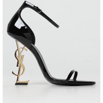 Saint Laurent Opyum Open Toe Sandals – Black, US 11