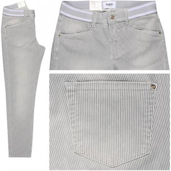 Angels Ornella Sporty 7/8 Slim Fit Jeans Hellgrau Größe 36