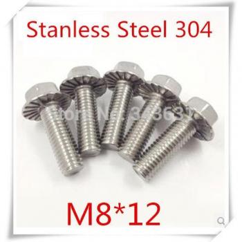 Pernos de Brida Hexagonales M8*12