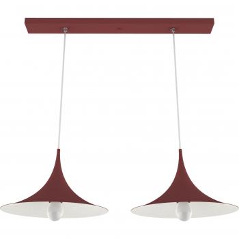 Lúmina Louie: Lámpara Lineal Bicolor en Metal
